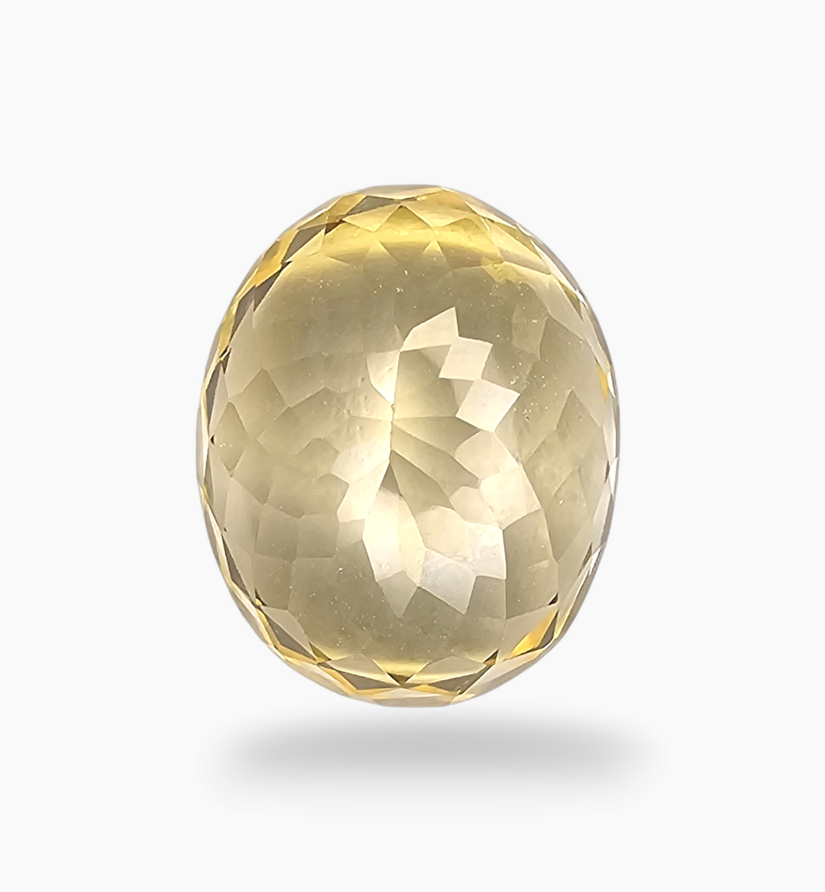 Natural Citrine Stone 10.28 Carats Oval Shape Size 16.3x13.3mm