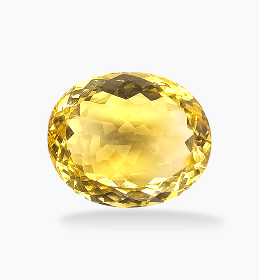 Natural Citrine Stone 10.77 Carats Oval Shape Size 15.4x12.7mm