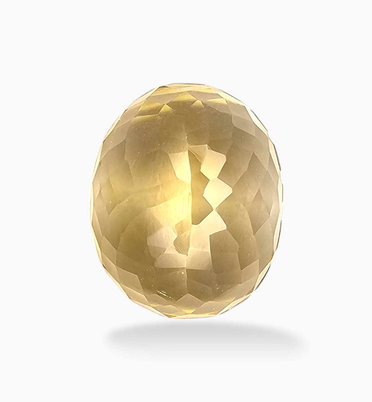 Natural Citrine Stone 10.77 Carats Oval Shape Size 15.4x12.7mm