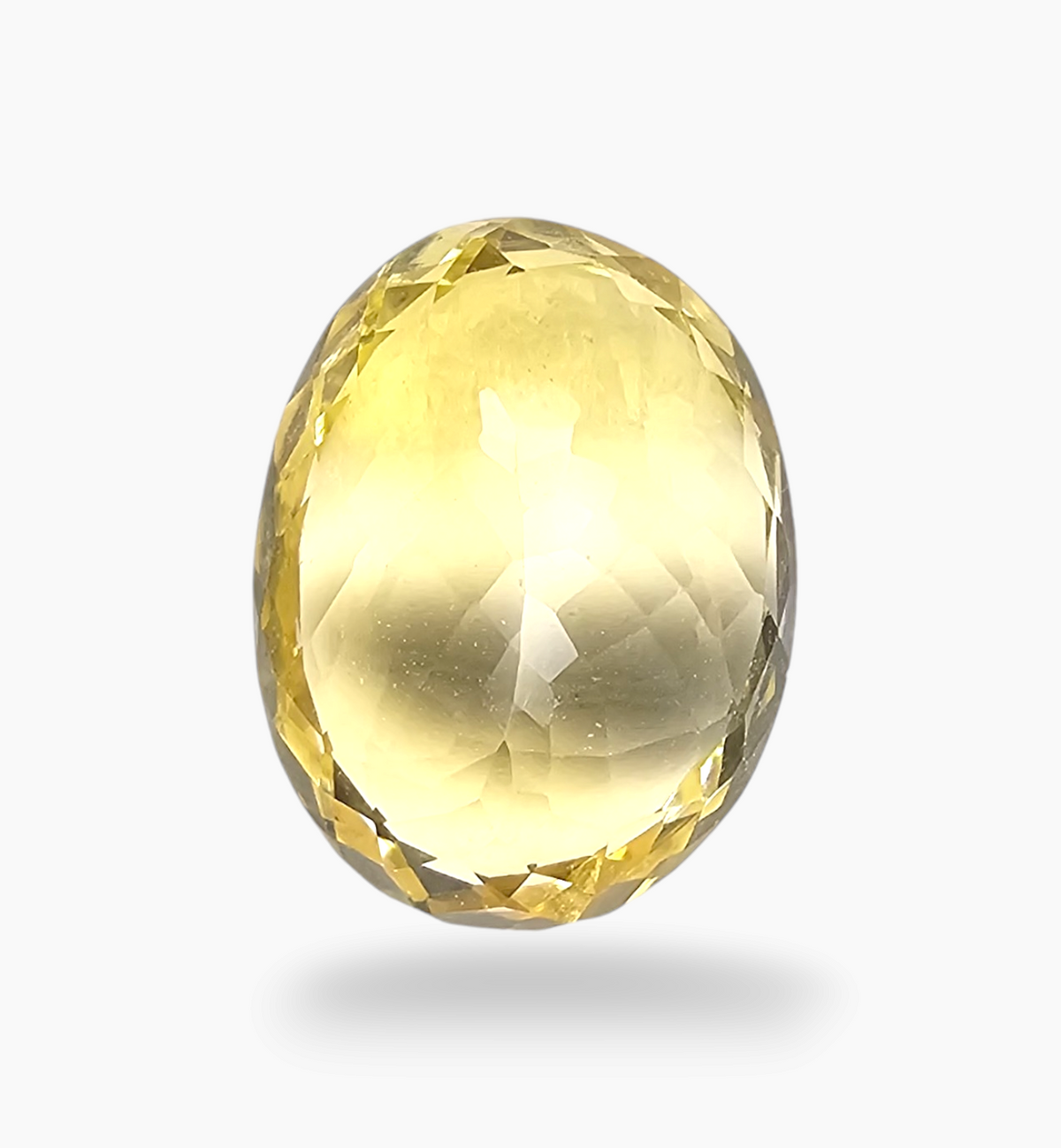 Natural Citrine Stone 10.85 Carats Oval Shape Size 17.5X13.3mm