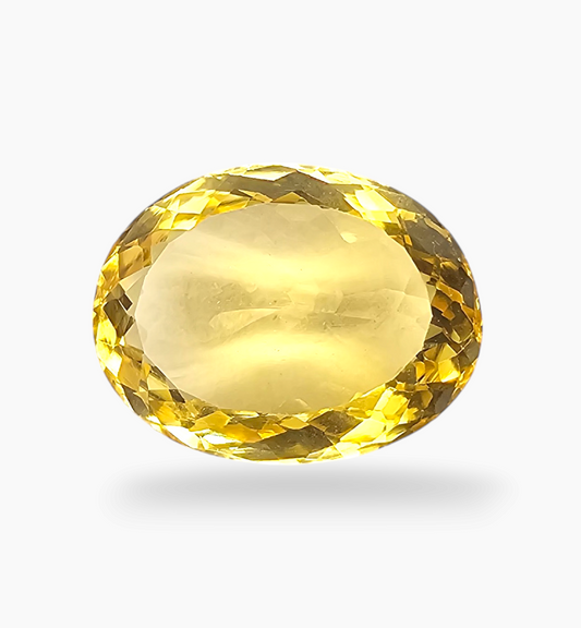 Natural Citrine Stone 10.85 Carats Oval Shape Size 17.5X13.3mm