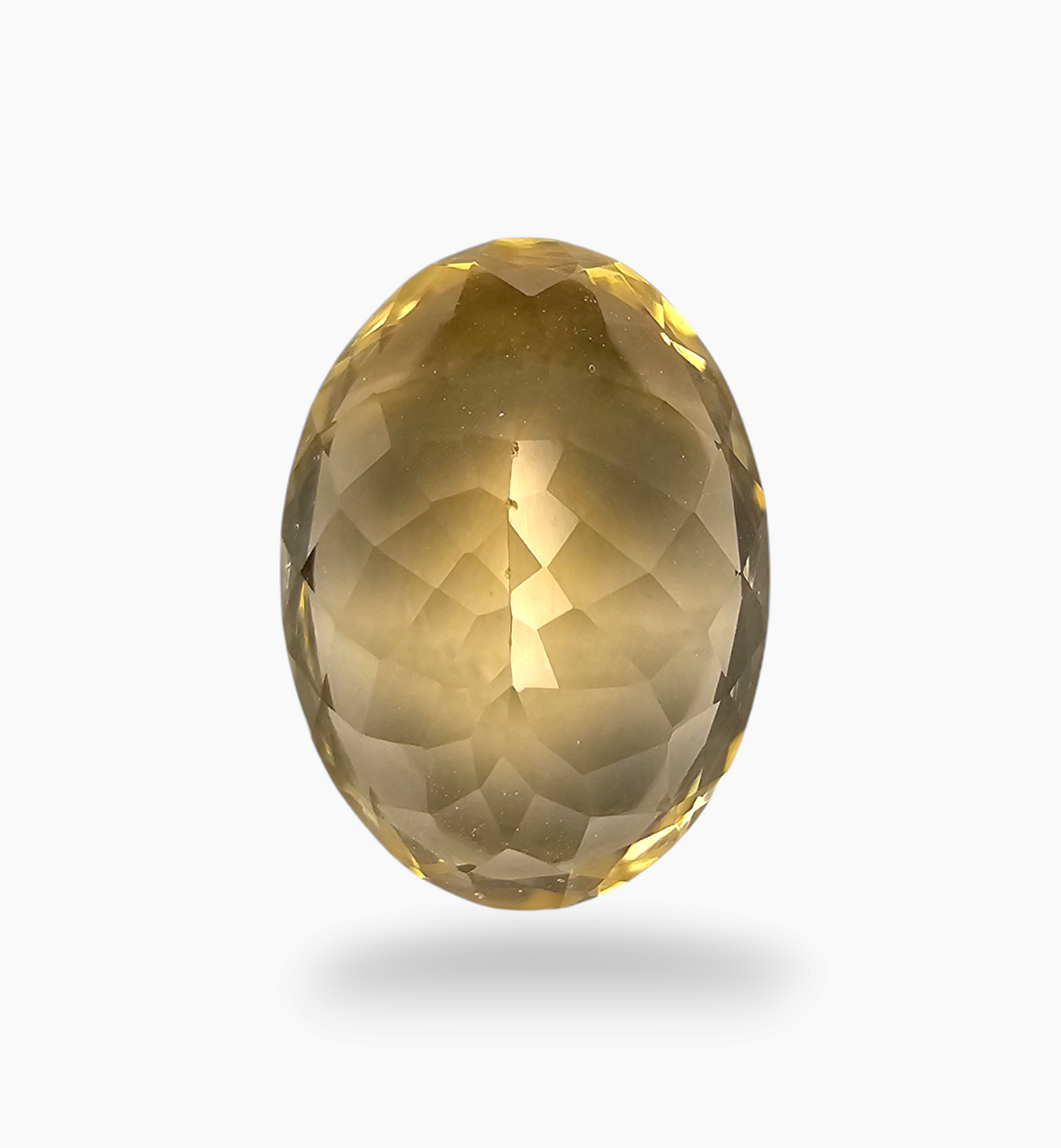Natural Citrine Stone 12.00 Carats Oval Shape Size 17.8X13mm