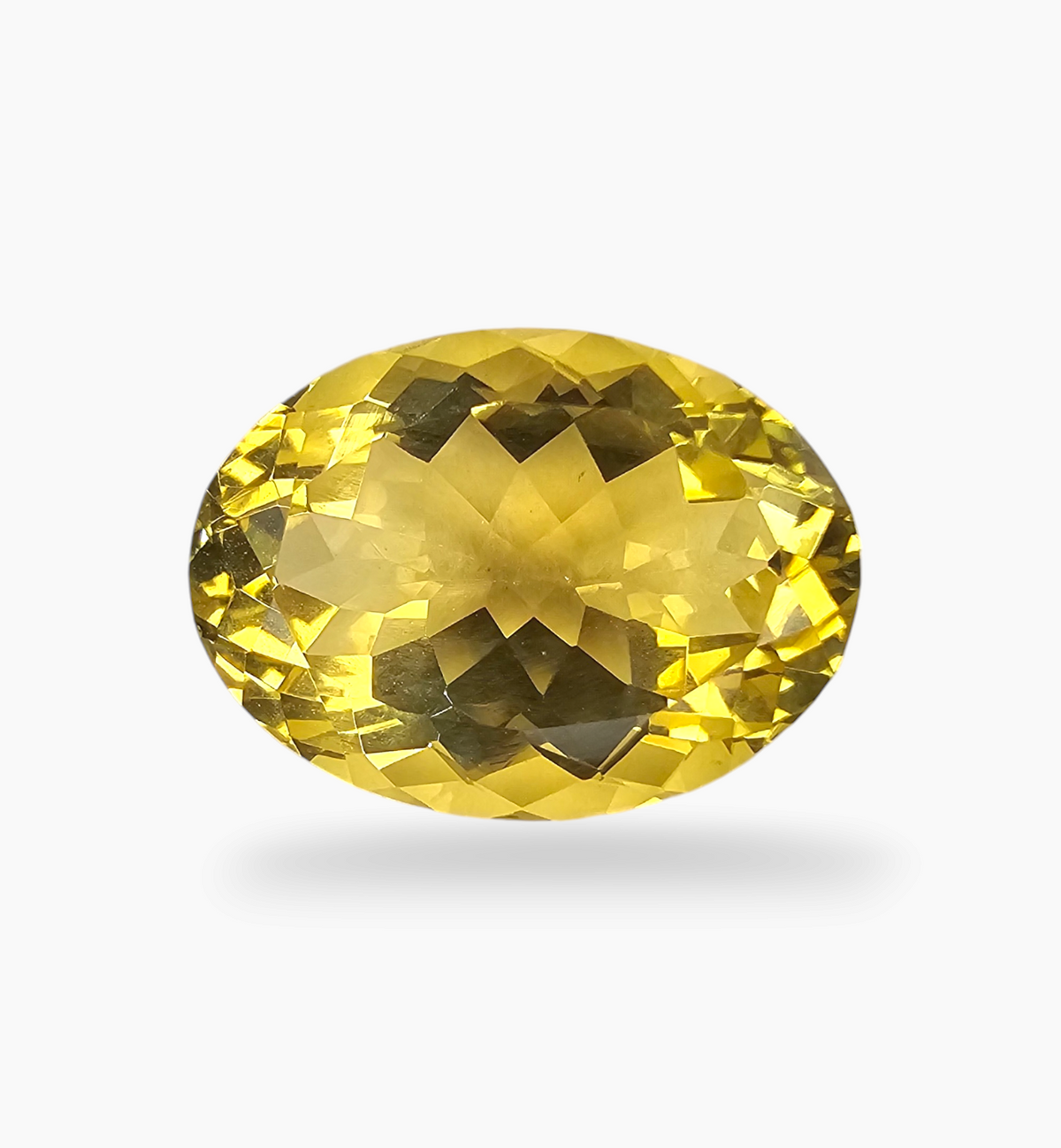 Natural Citrine Stone 12.00 Carats Oval Shape Size 17.8X13mm