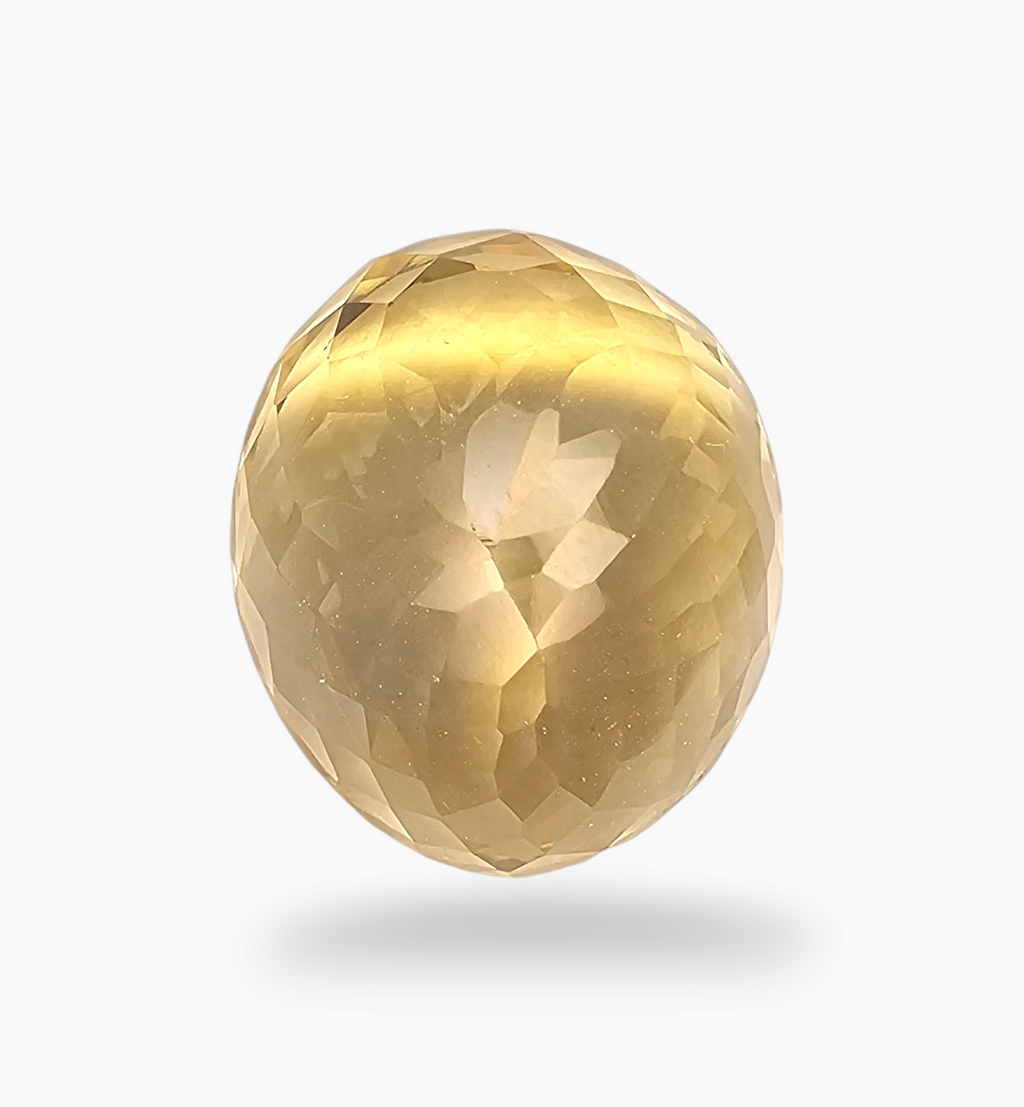 Natural Citrine Stone 12.05 Carats Oval Shape Size 16X13.8mm