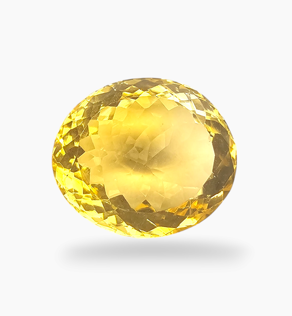 Natural Citrine Stone 12.05 Carats Oval Shape Size 16X13.8mm