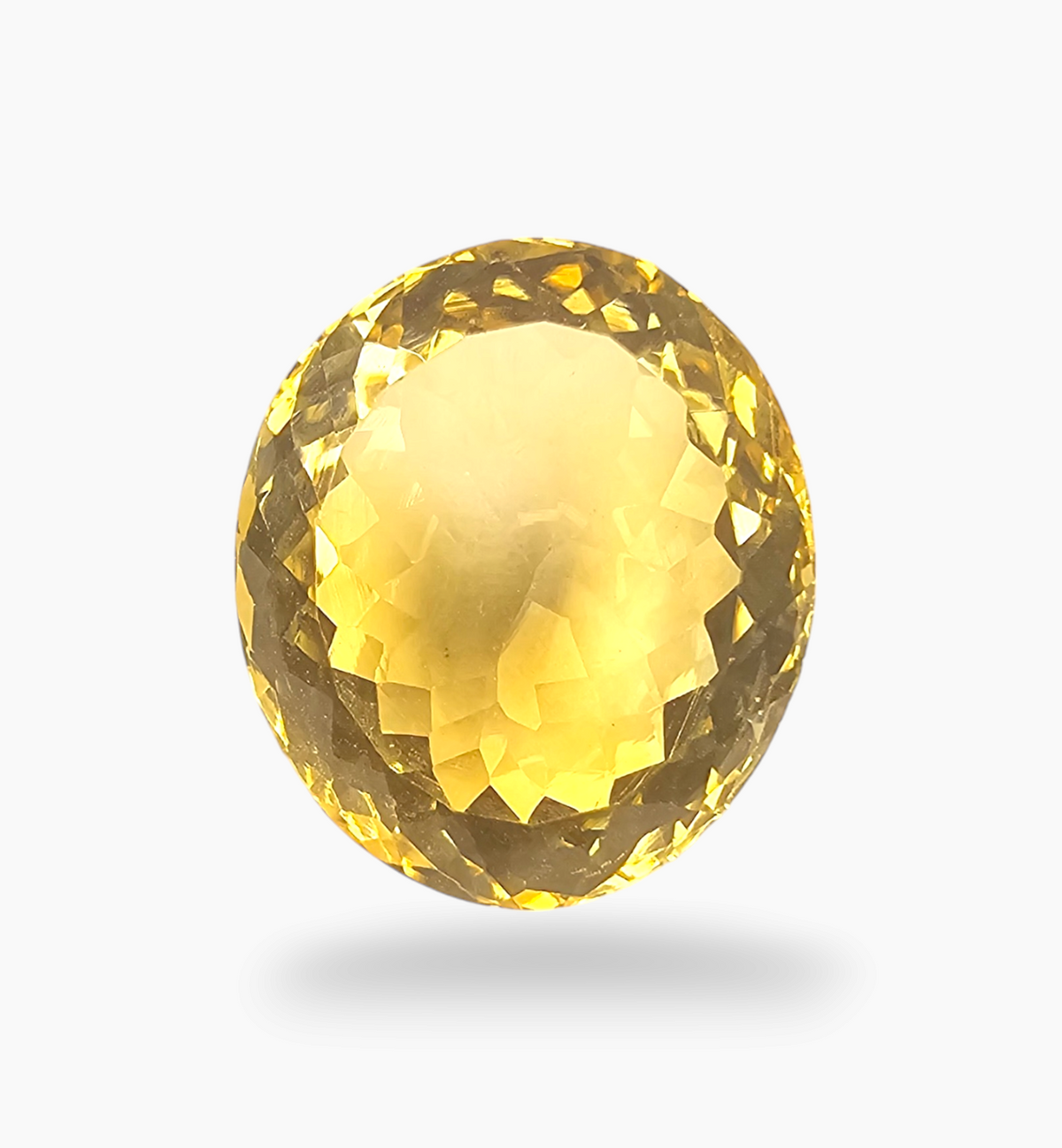 Natural Citrine Stone 12.05 Carats Oval Shape Size 16X13.8mm