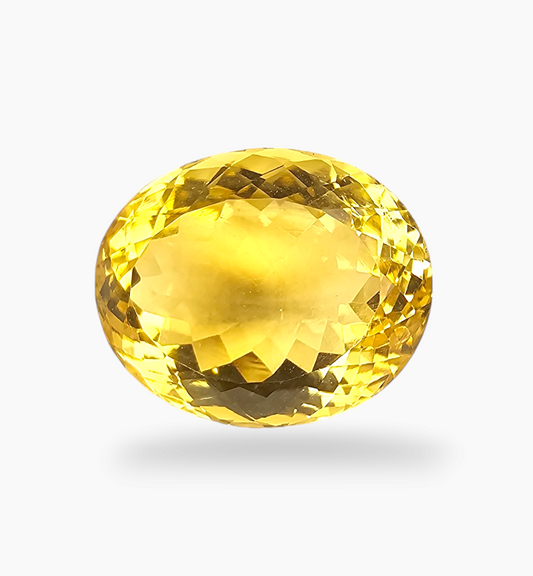 Natural Citrine Stone 12.43 Carats Oval Shape Size 16X13.3mm