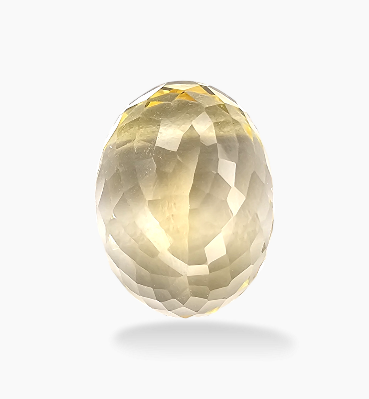 Natural Citrine Stone 12.56 Carats Oval Shape Size 16.5x12mm