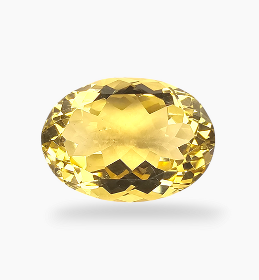 Natural Citrine Stone 12.83 Carats Oval Shape Size 18X13mm