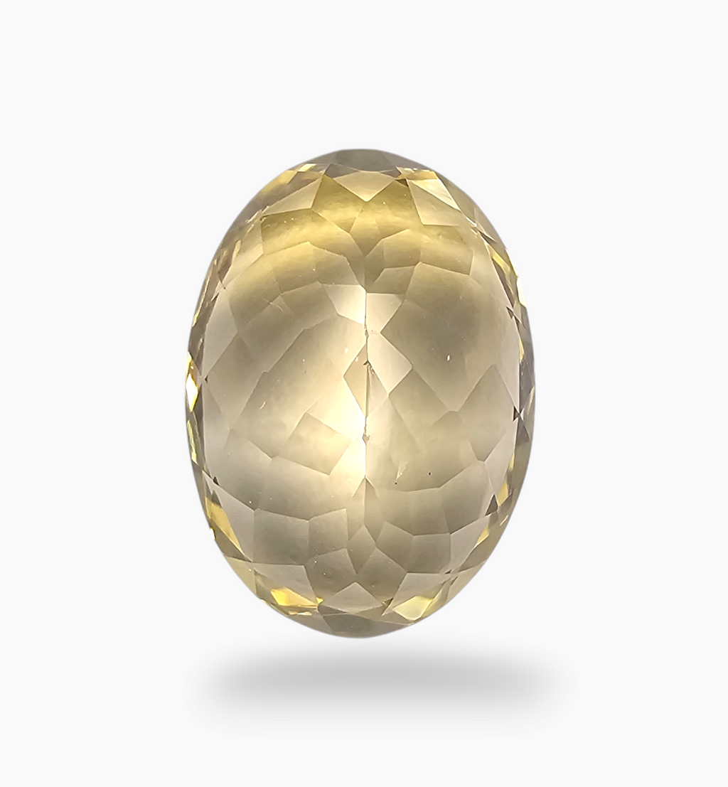 Natural Citrine Stone 12.83 Carats Oval Shape Size 18X13mm