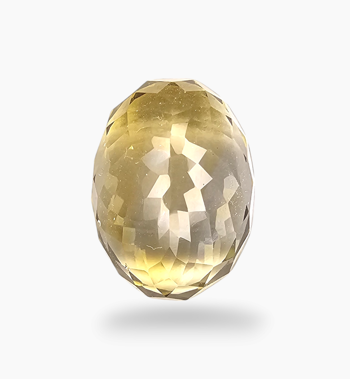Natural Citrine Stone 12.90 Carats Oval Shape Size 17.5x13mm