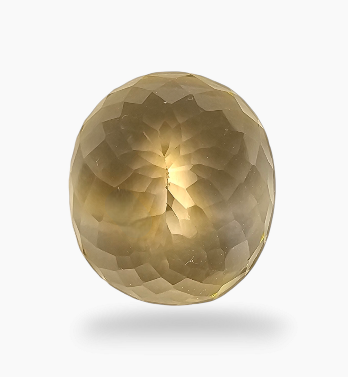 Natural Citrine Stone 13.29 Carats Oval Shape Size 15.8X14mm