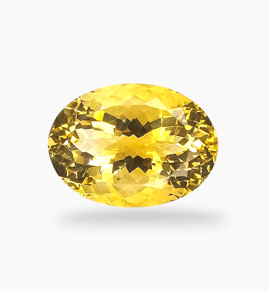 Natural Citrine Stone 13.68 Carats Oval Shape Size 18X13mm