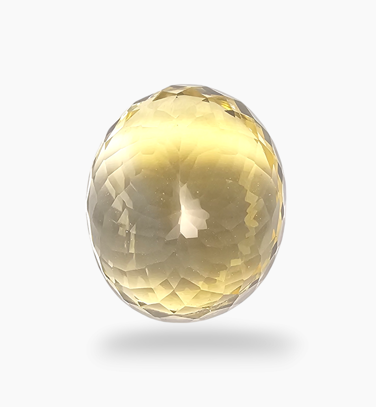 Natural Citrine Stone 15.57 Carats Oval Shape Size 19.2X12.8mm