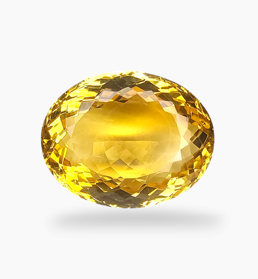 Natural Citrine Stone 16.01 Carats Oval Shape Size 18.8X14.7mm