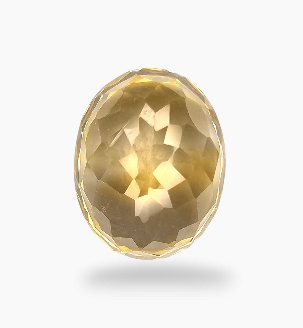 Natural Citrine Stone 16.34 Carats Oval Shape Size 18X14.5mm
