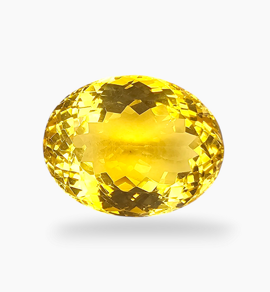 Natural Citrine Stone 16.35 Carats Oval Shape Size 17.9X13.9mm