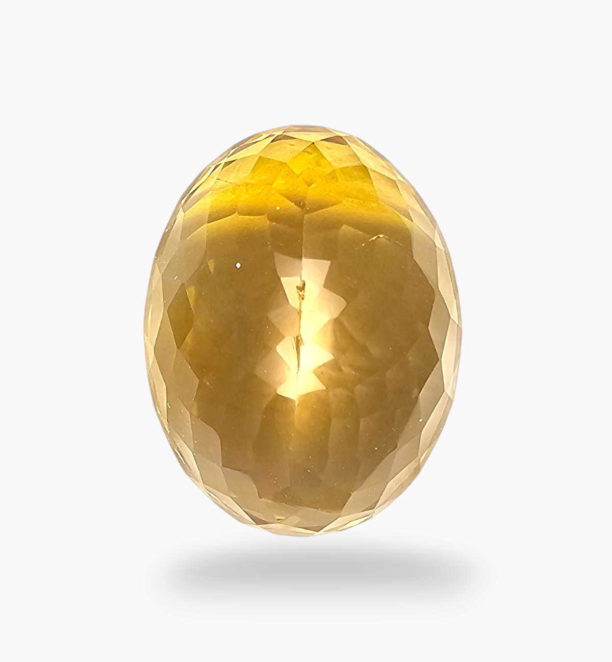 Natural Citrine Stone 16.35 Carats Oval Shape Size 17.9X13.9mm