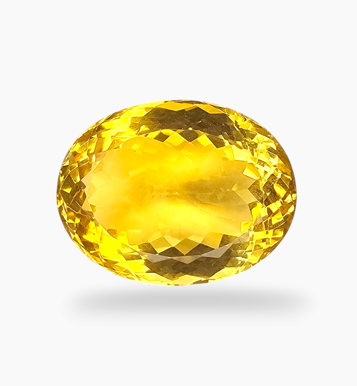 Natural Citrine Stone 16.63 Carats Oval Shape Size 18.5X14.2mm