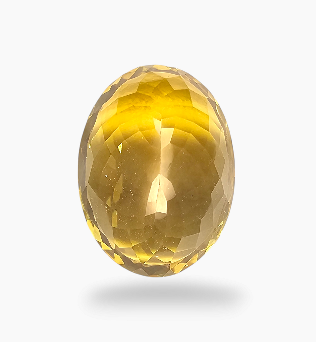Natural Citrine Stone 16.73 Carats Oval Shape Size 19.5X14.5mm