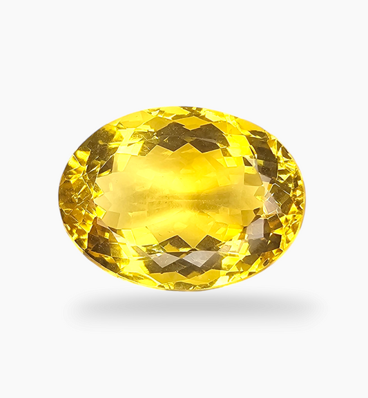 Natural Citrine Stone 16.73 Carats Oval Shape Size 19.5X14.5mm