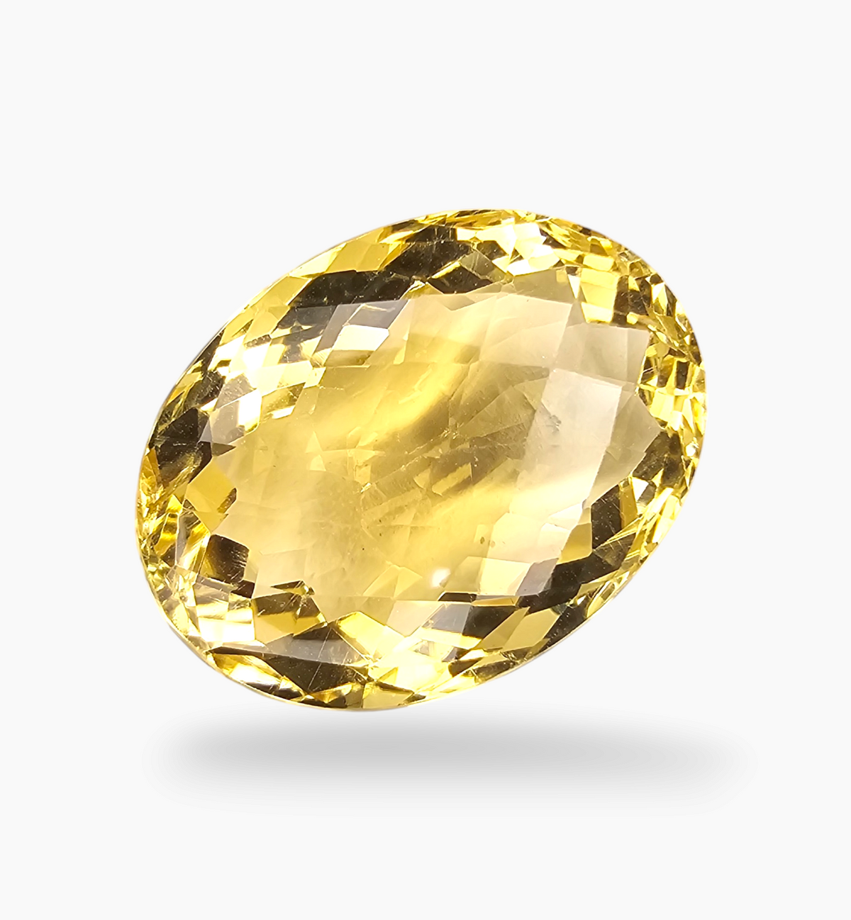 Natural Citrine Stone 26.55 Carats Oval Shape Size 25X17.5mm