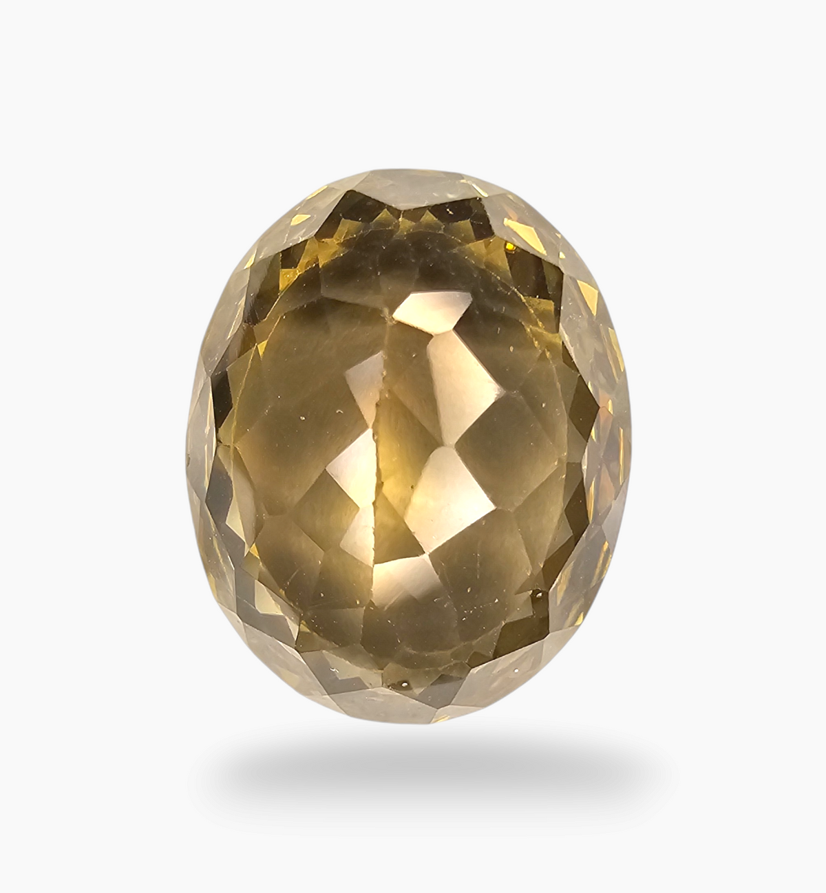 Natural Citrine Stone 28.09 Carats Oval Shape Size 20.5X18mm