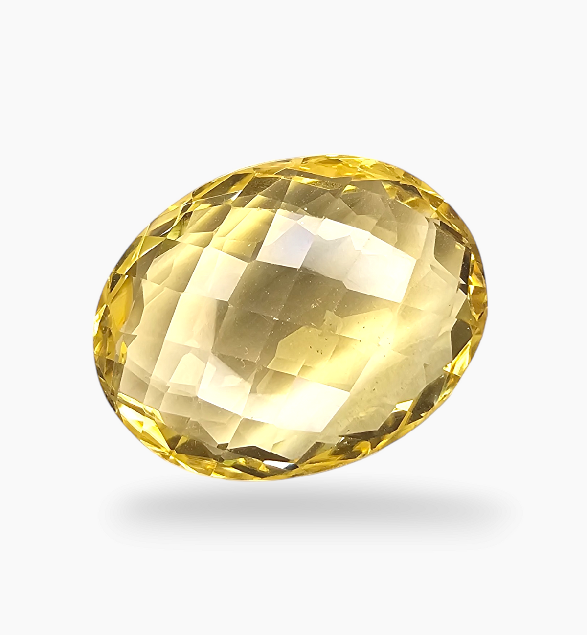 Natural Citrine Stone 31.84 Carats Oval Shape Size 25X17.8mm