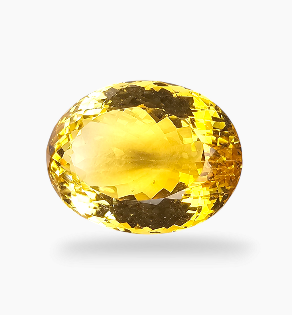 Natural Citrine Stone 33.99 Carats Oval Shape Size 22X17.4mm