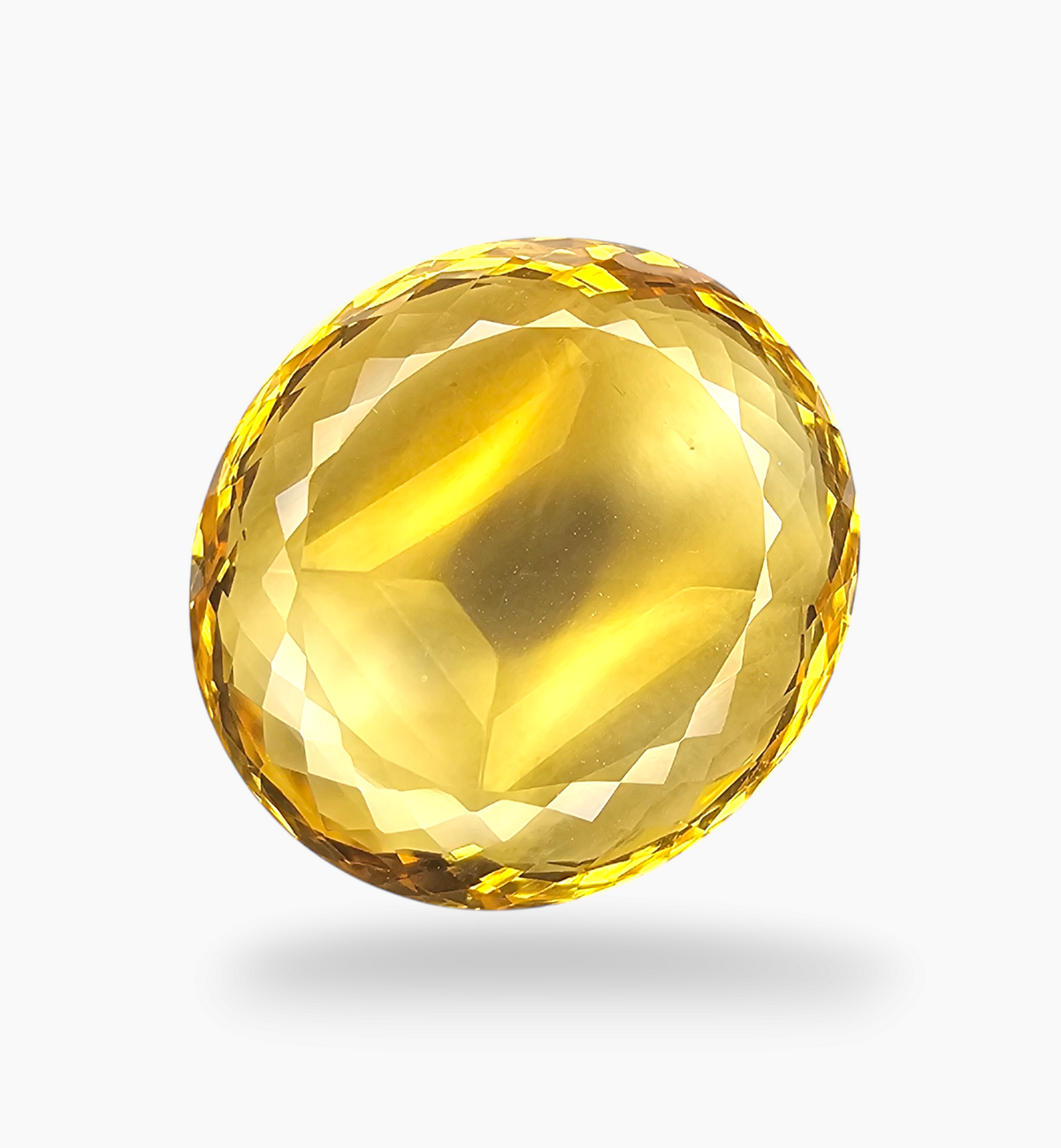 Natural Citrine Stone 4.33 Carats Oval Shape Size 25X20.3mm