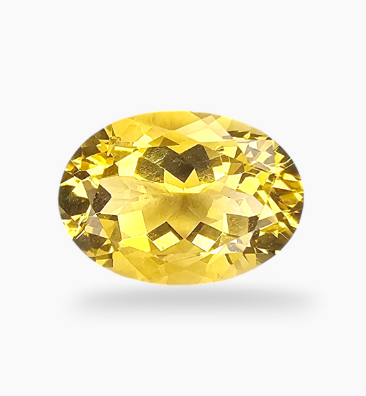 Natural Citrine Stone 5.40 Carats Oval Shape Size 14X10mm