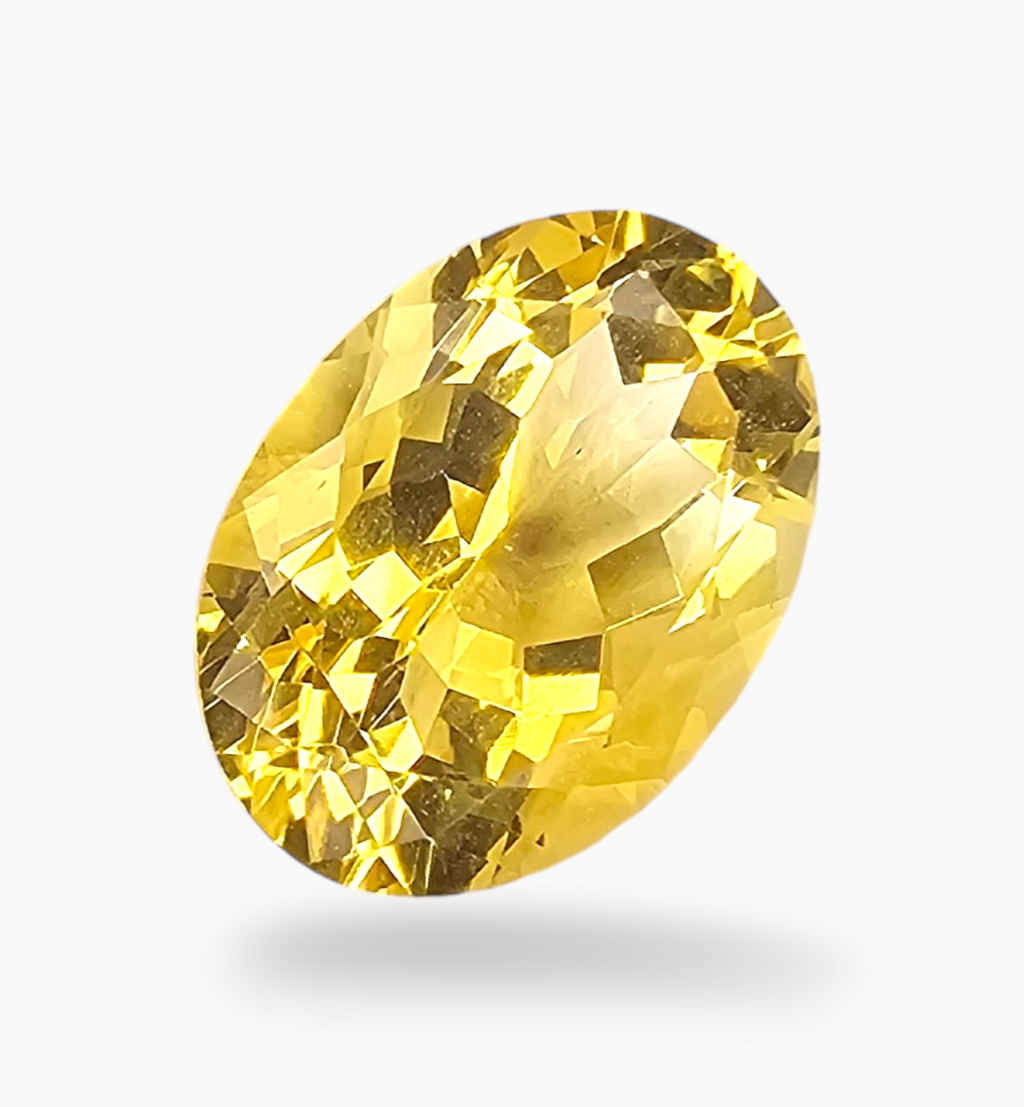 Natural Citrine Stone 5.40 Carats Oval Shape Size 14X10mm