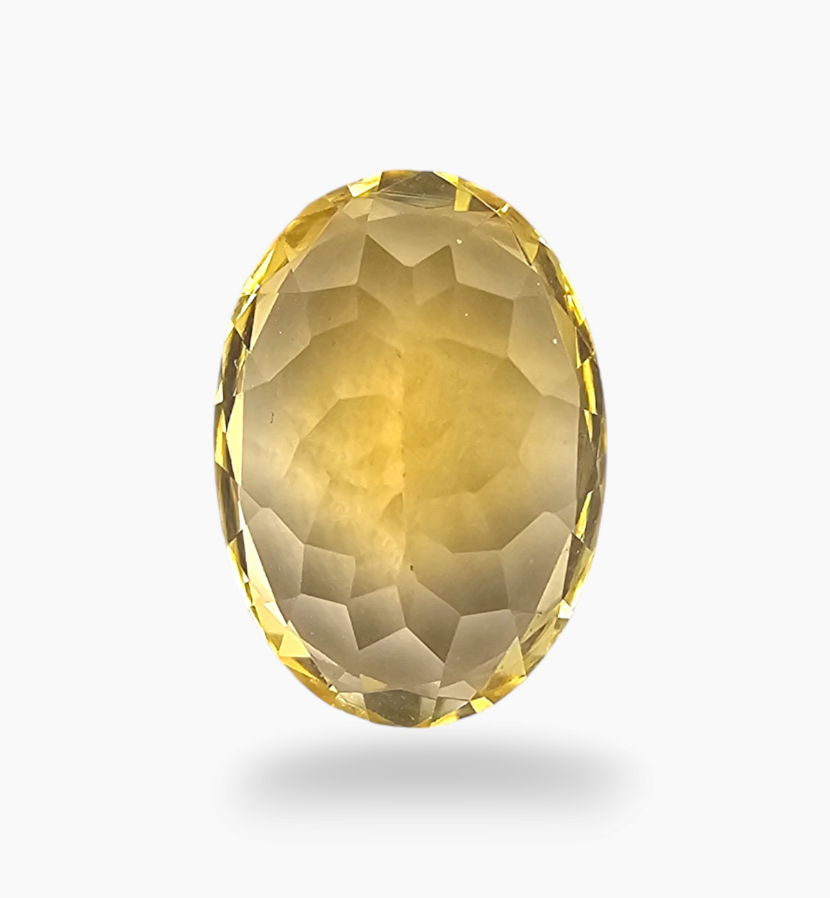 Natural Citrine Stone 5.40 Carats Oval Shape Size 14X10mm