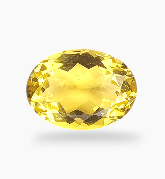 Natural Citrine Stone 6.17 Carats Oval Shape Size 13.8X10mm