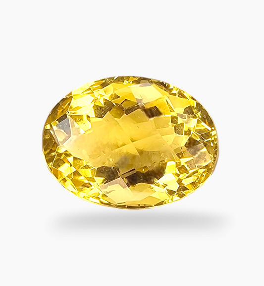 Natural Citrine Stone 6.23 Carats Oval Shape Size 13.2X10mm