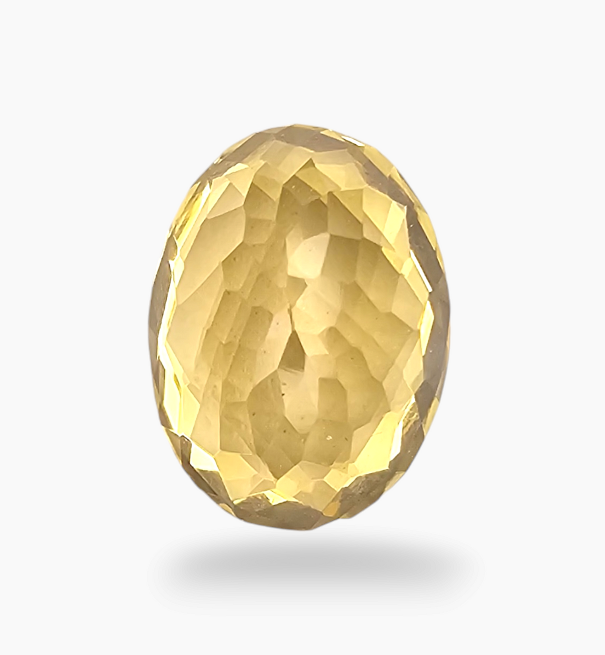 Natural Citrine Stone 6.23 Carats Oval Shape Size 13.2X10mm
