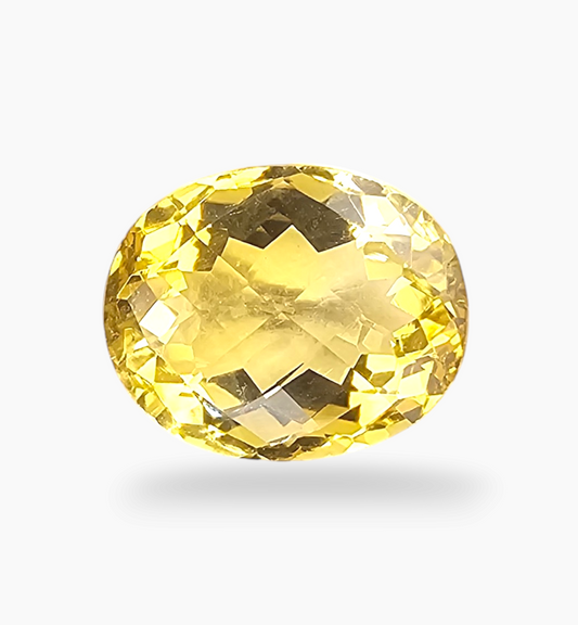 Natural Citrine Stone 6.27 Carats Oval Shape Size 13x10.5mm