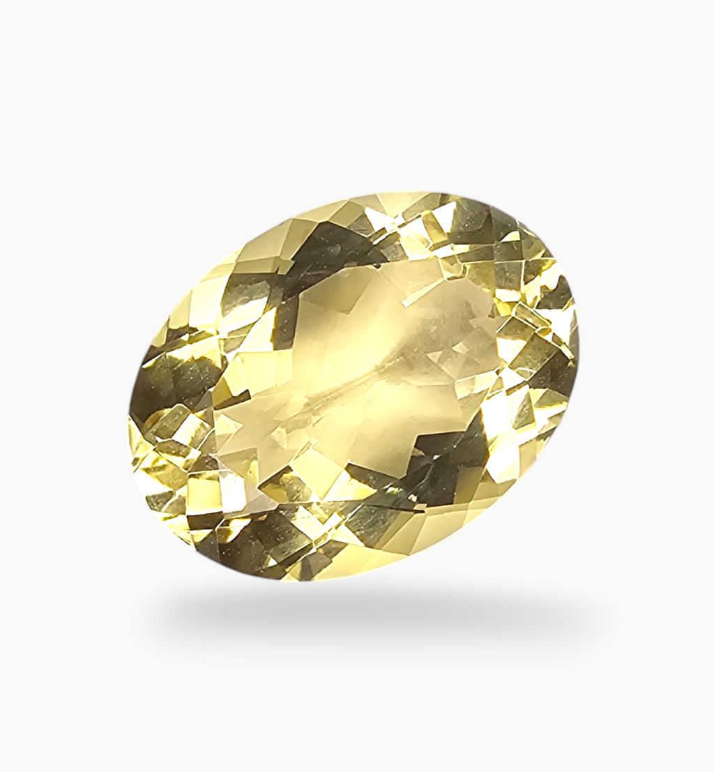 Natural Citrine Stone 8.41 Carats Oval Shape Size 16x11.9mm