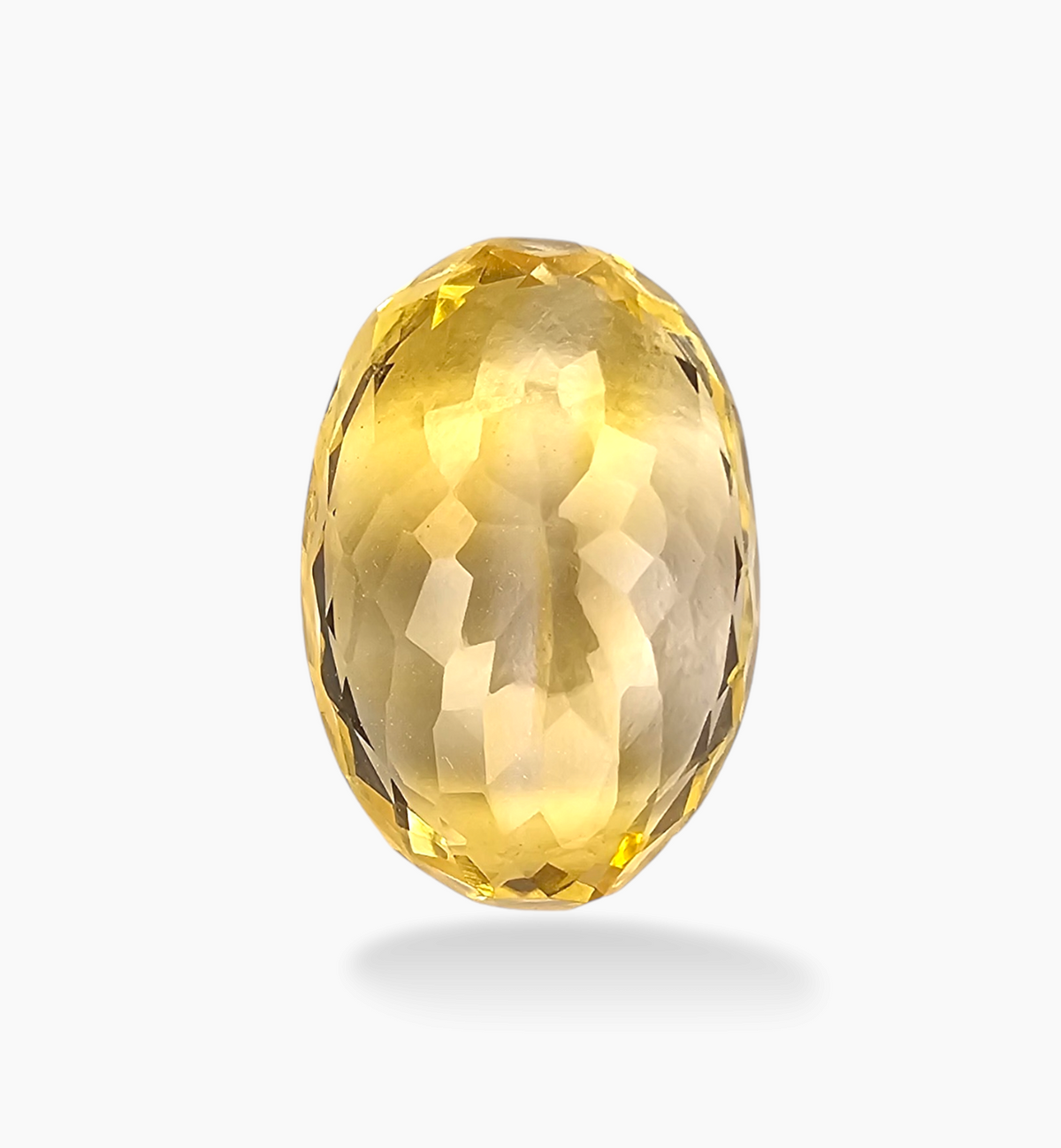Natural Citrine Stone 8.92 Carats Oval Shape Size 17.5x12mm