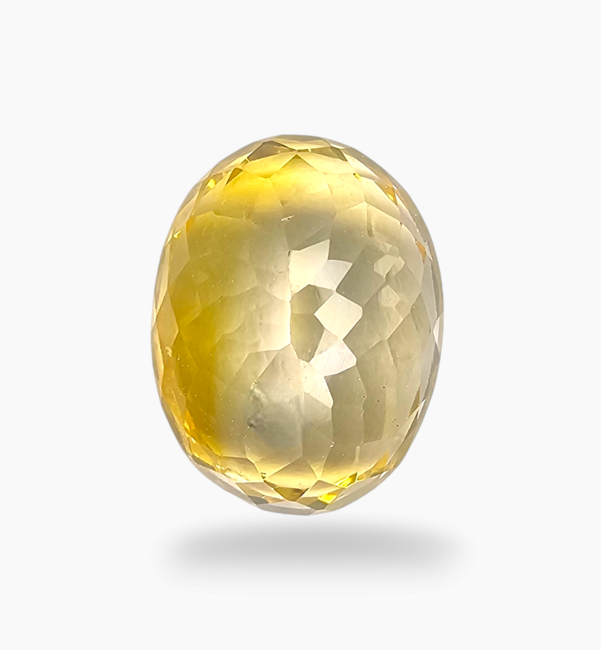 Natural Citrine Stone 9.54 Carats Oval Shape Size 15.7x12.1mm