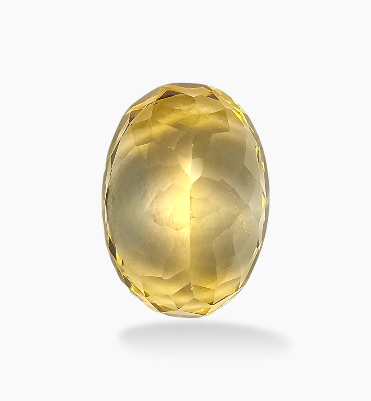 Natural Citrine Stone 9.99 Carats Oval Shape Size 16.7x12mm