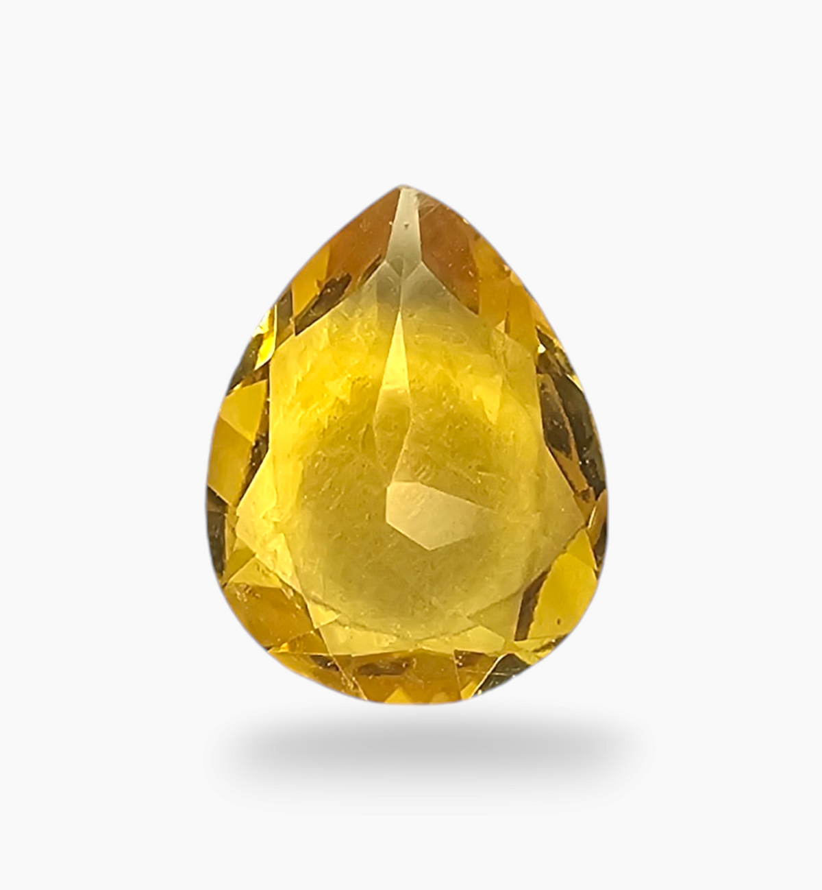 Natural Citrine Stone 1.82 Carats Pear Shape Size 10X8mm