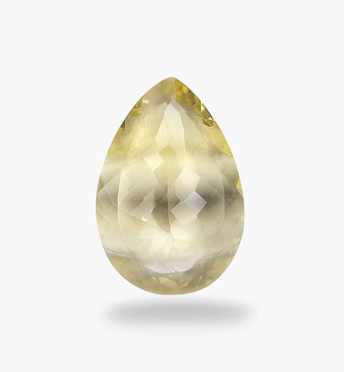 Natural Citrine Stone 15.73 Carats Pear Shape Size 25X17.5mm