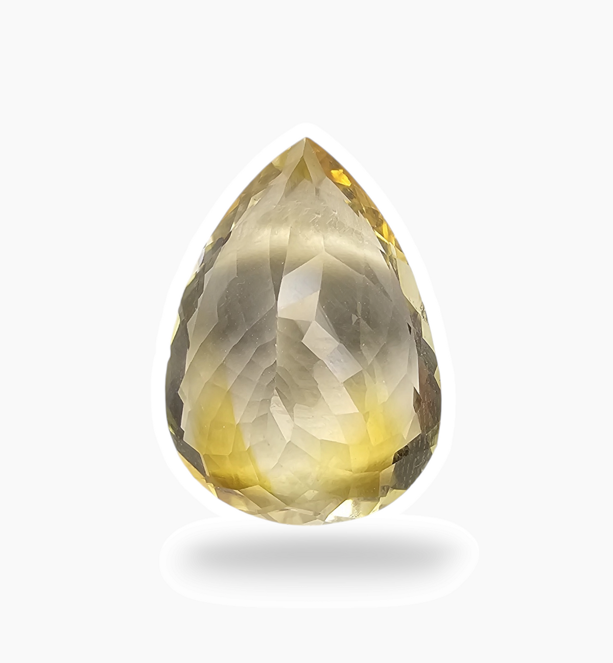 Natural Citrine Stone 15.99 Carats Pear Shape Size 20.2X16mm