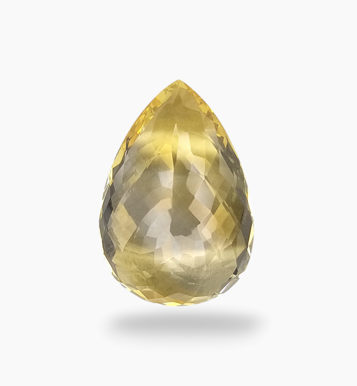 Natural Citrine Stone 16.10  Carats Pear Shape Size 20.2X15mm