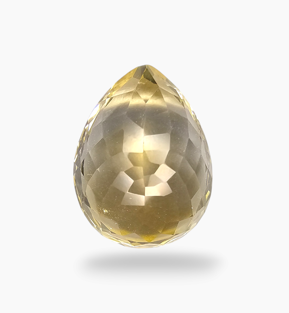 Natural Citrine Stone 16.78 Carats Pear Shape Size 20X15.3mm