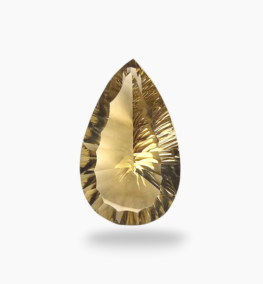 Natural Citrine Stone 19.70 Carats Pear Shape Size 25X16mm