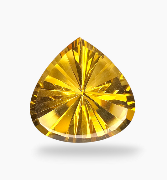 Natural Citrine Stone 41.61 Carats Pear Shape Size 26X25mm