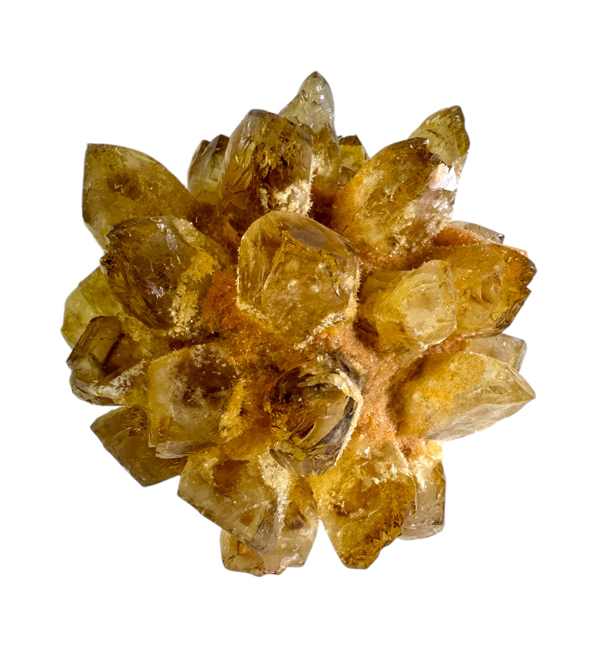 Natural Yellow Citrine Quartz Rock Crystal Tower Shape