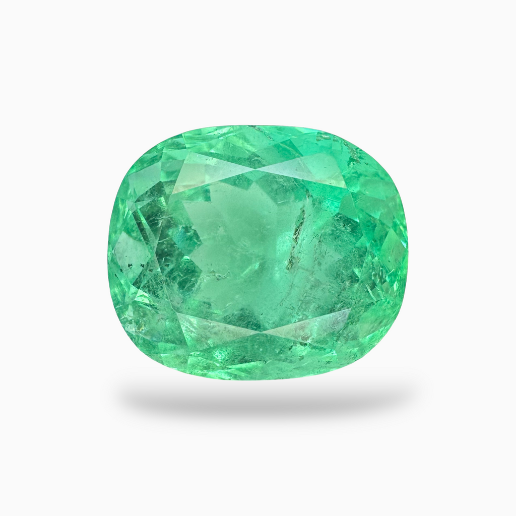 Colombian Emerald Stone Cushion Cut 62.30 Carats